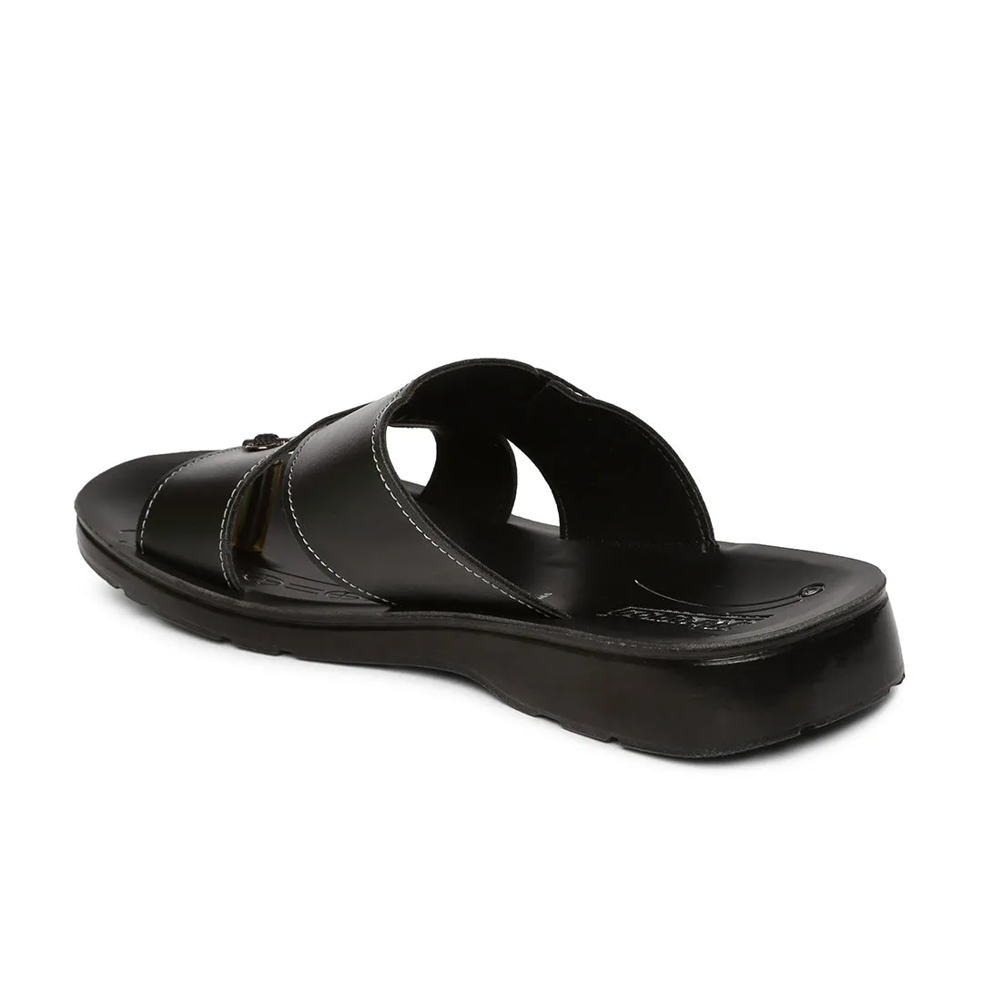 Men's Black Vertex Flip-Flops