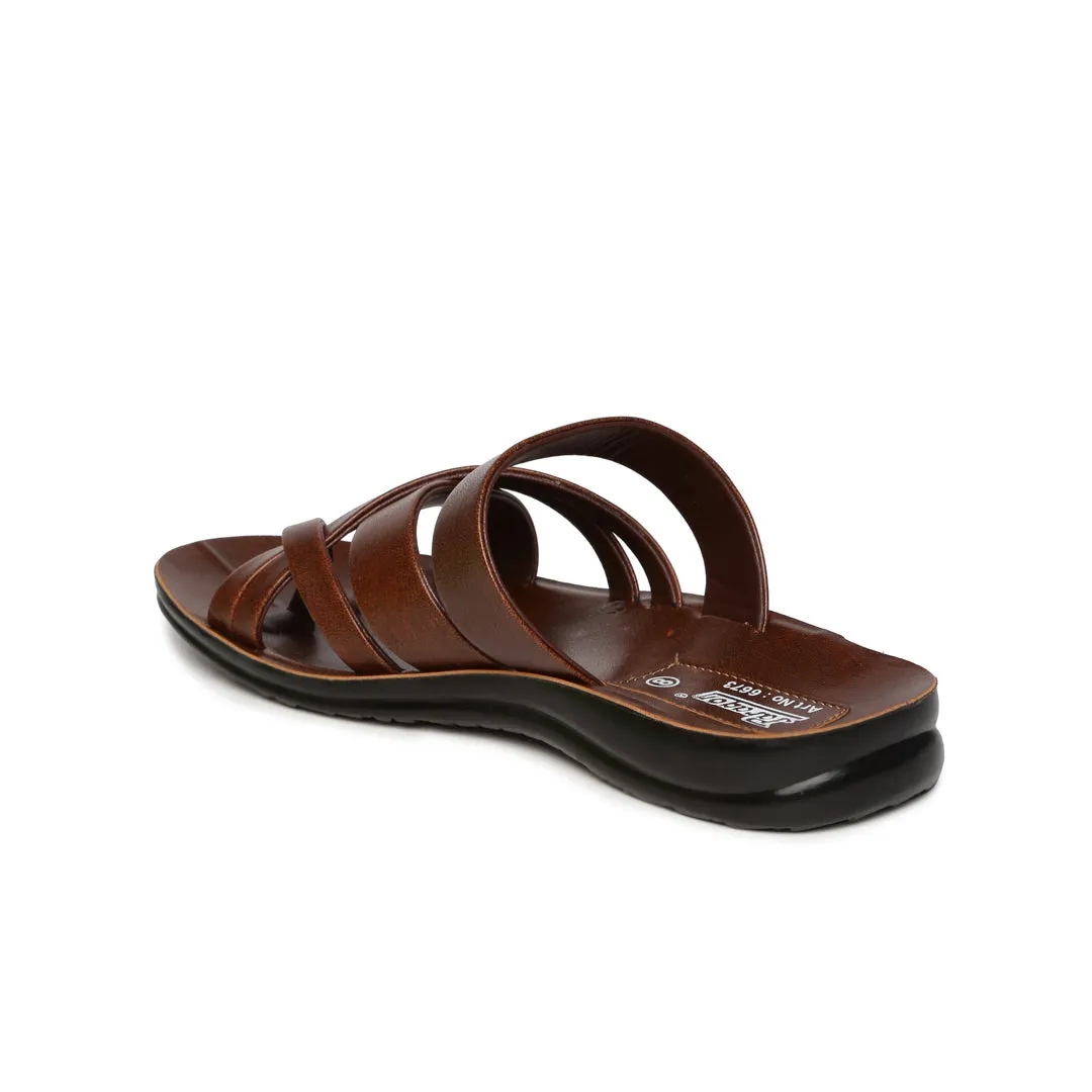 Men's Brown Vertex Flip-Flops