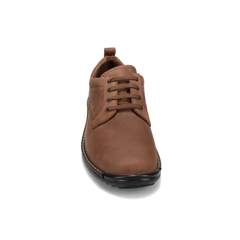 Men's Fusion Plain Toe Oxford Cocoa Brown