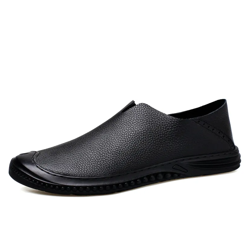 Men's Loafer Shoes Casual Walking Slip On Loafers Leather Shoes | 2219