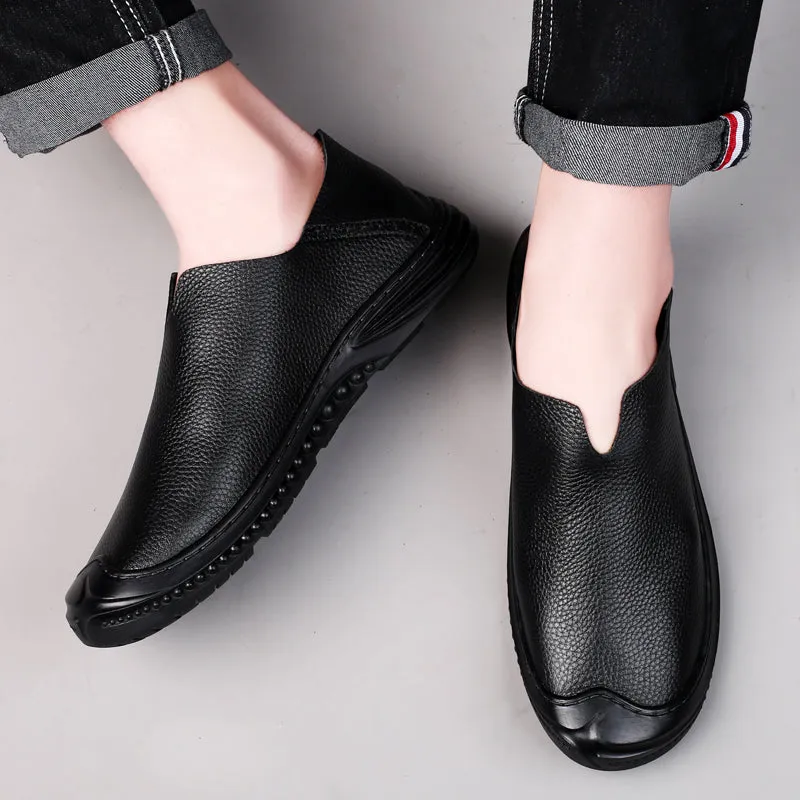 Men's Loafer Shoes Casual Walking Slip On Loafers Leather Shoes | 2219