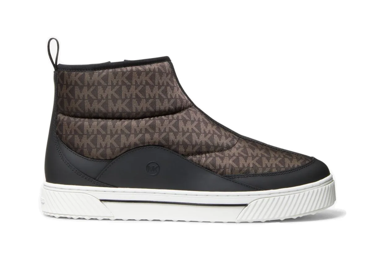 MICHAEL KORS Baxter Logo Quilted Nylon Sneaker Boot