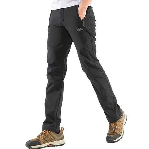 Outdoor Soft Shell Warm Fleece Warm Pant Antifouling Trouser