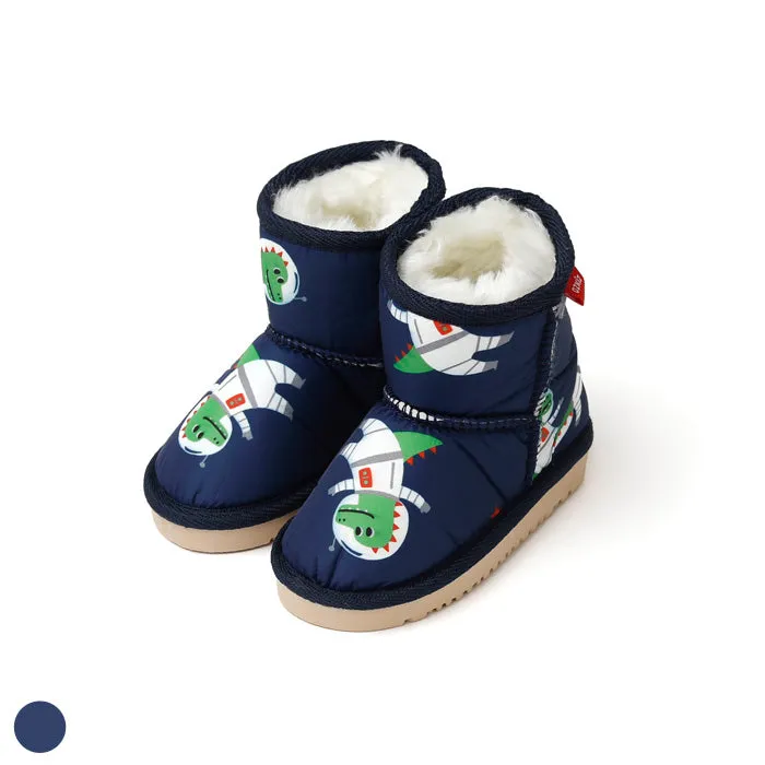 OZKIZ Space Dinosaur Short Fur Boots