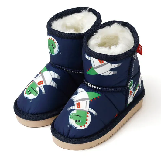 OZKIZ Space Dinosaur Short Fur Boots