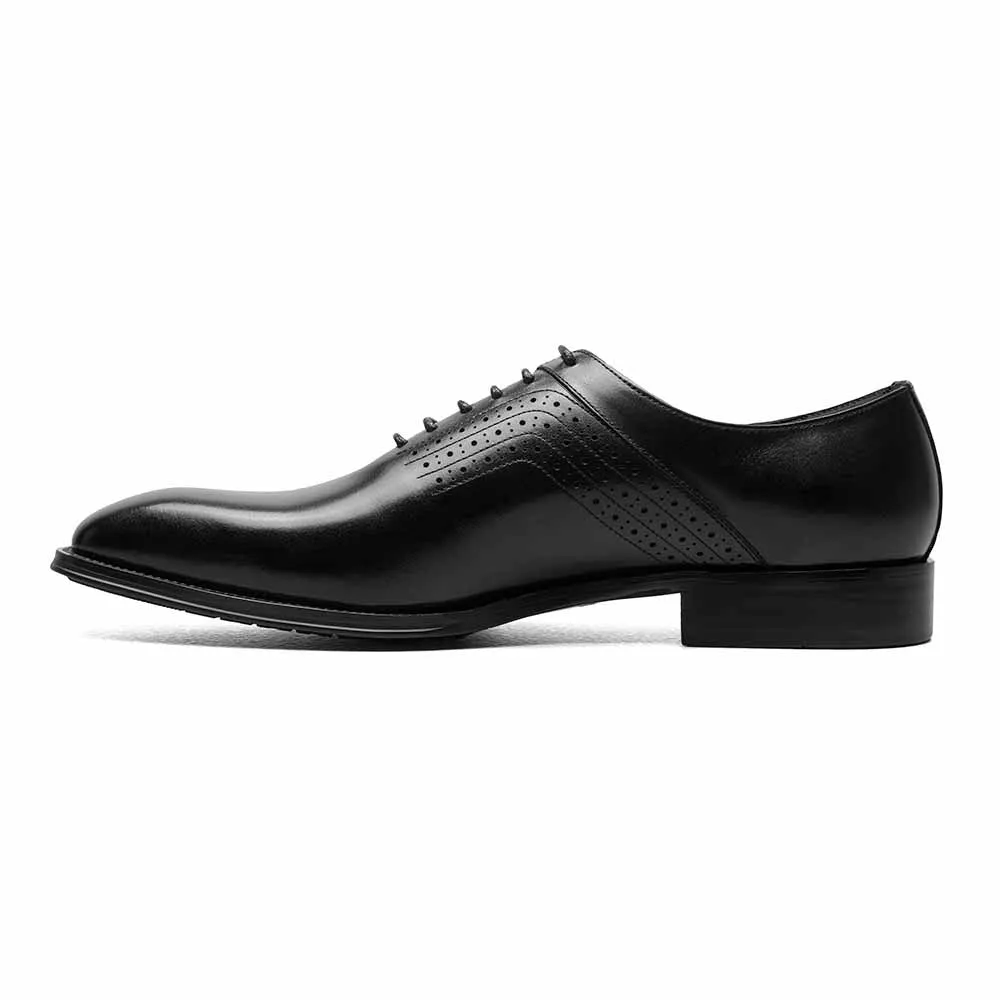 Stacy Adams Black HALLOWAY Plain Toe Oxford