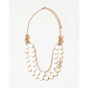 Statement Necklace Resin Clear Link Dressy Style