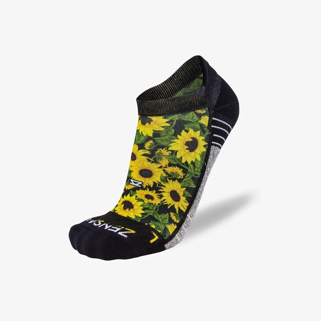 Sunflowers Running Socks (No Show)