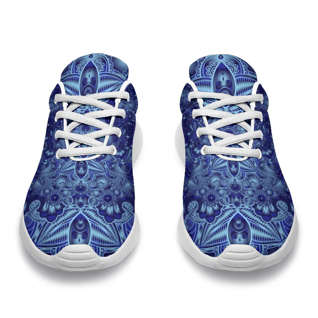 Vintage Blue Mandala Sneakers