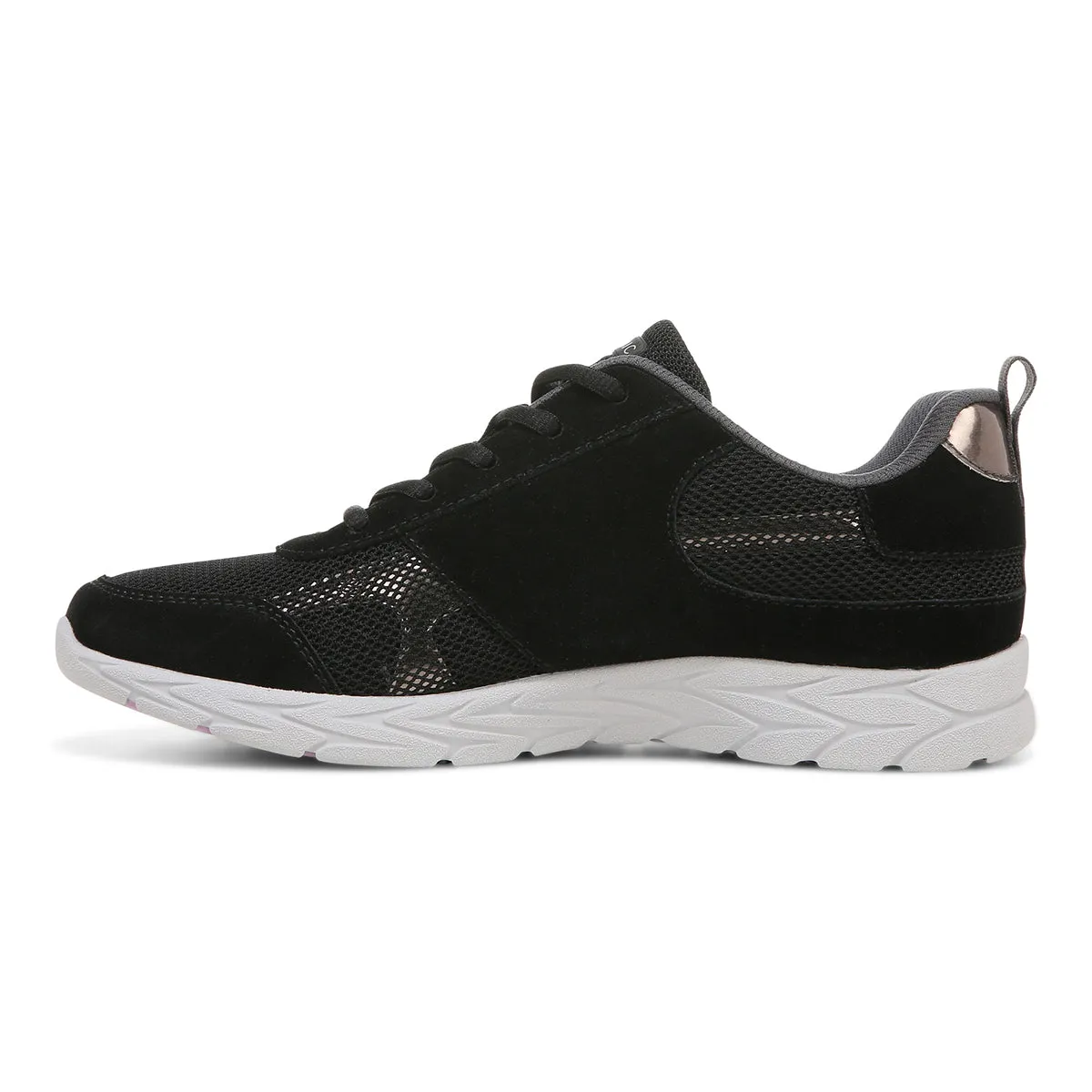 Womens Vionic Aviate Stylish Black Comfort Sneaker