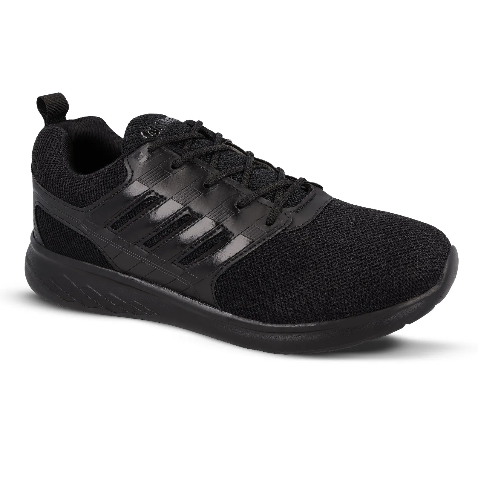 Walkaroo Men Lace-up Training Shoes - WS3008 Black Black